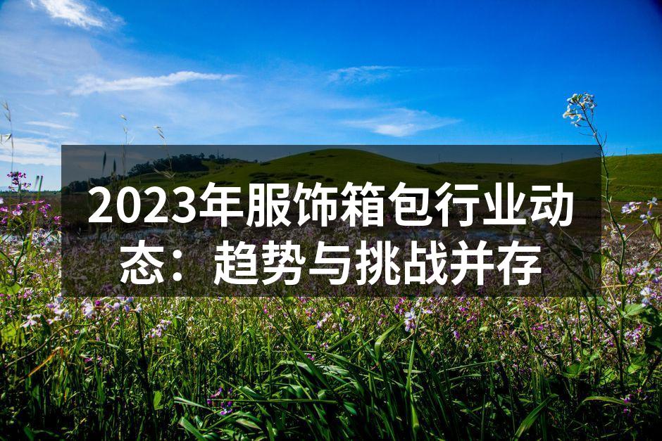 2023年服饰箱包行业动态：趋势与挑战并